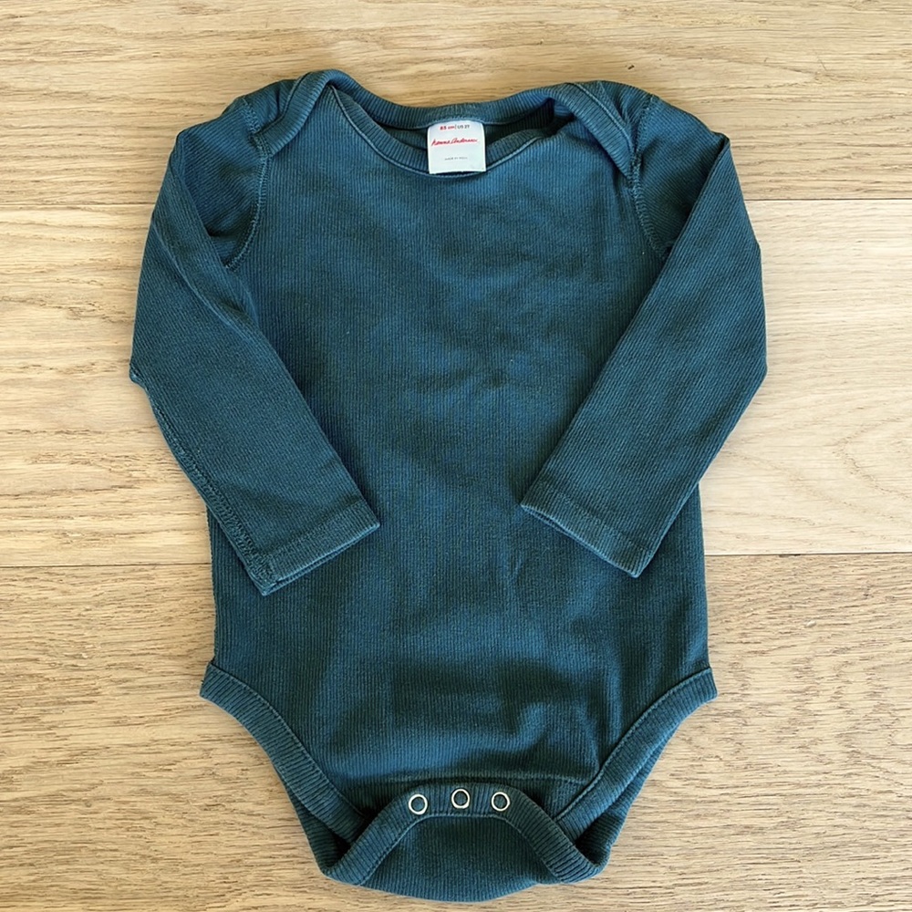 Hanna Andersson Ribbed Onesie